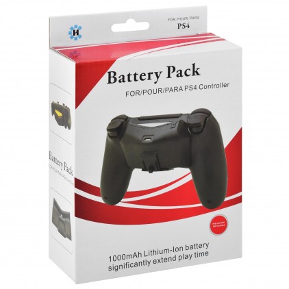 Batterie additionnelle pour manette PS4