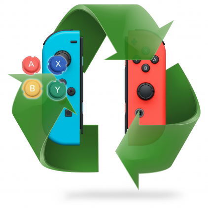 Remplacement bouton joy-Con Switch - ABXY / croix directionnelle